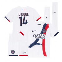 Dres Paris Saint-Germain Desire Doue #14 Gostujuci za djecu 2024-25 Kratak Rukav (+ kratke hlače)